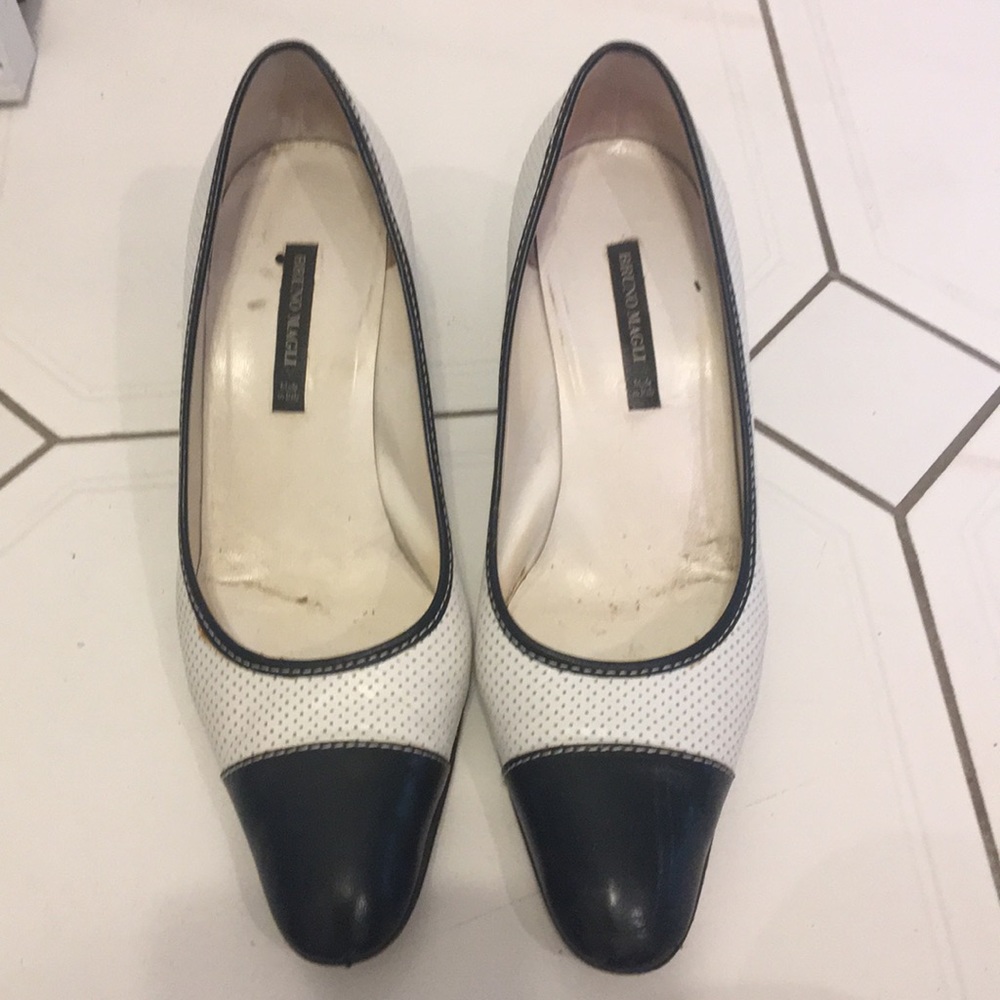 Navy blue and while, 36.5/6.5
